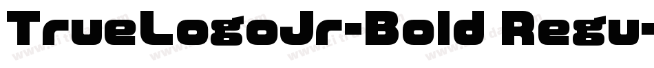 TrueLogoJr-Bold Regu字体转换